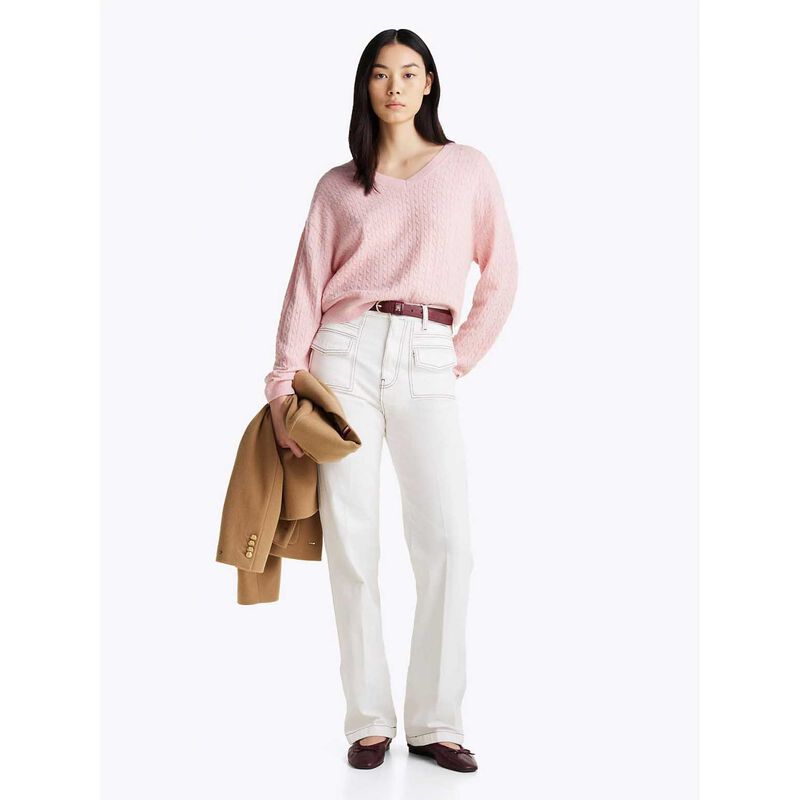 Tommy Hilfiger Mini Cable Knit Jumper image number 3